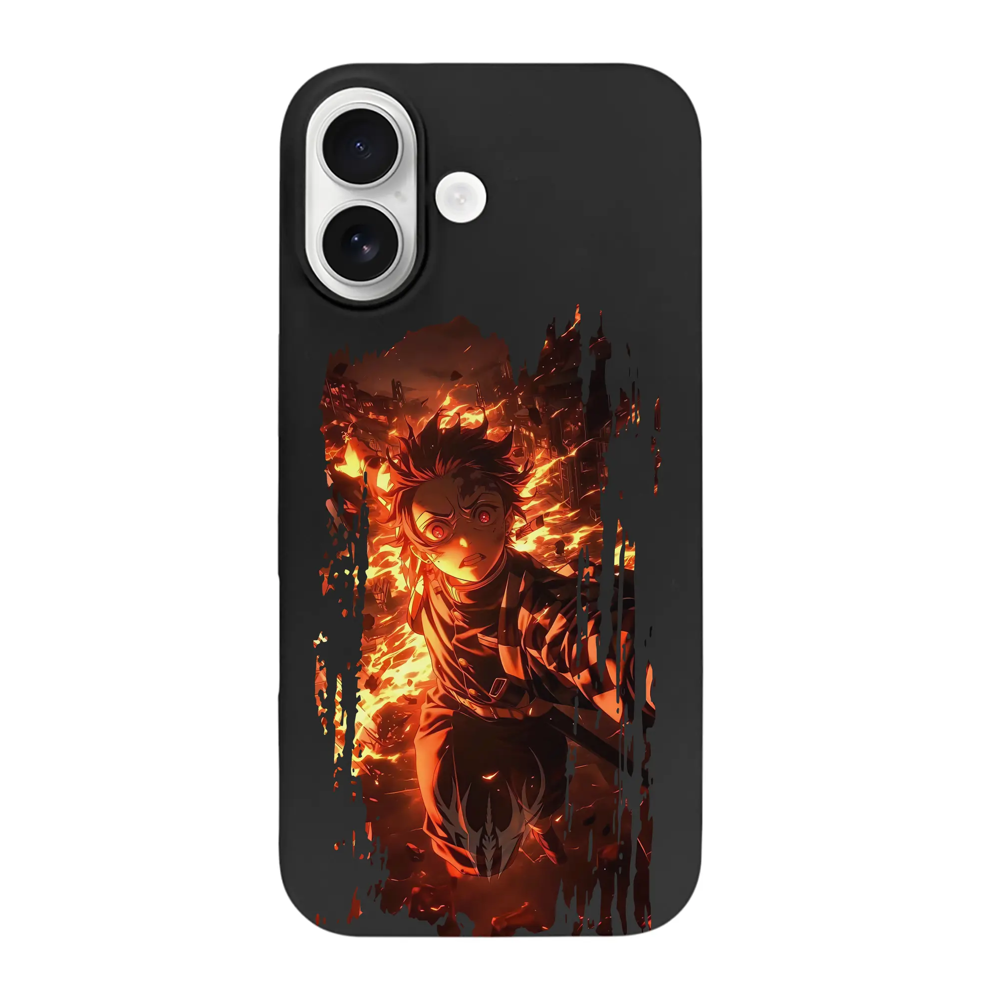 鬼滅の刃 グッズ,竈門 炭治郎 - iPhone 17 シリーズ シリコンケース 薄型 耐衝撃 指紋防止 ソフトタッチカバー 精密フィット 傷防止 保護ケース iPhone 17/17 Air/17 Pro/17 Pro Max 対応